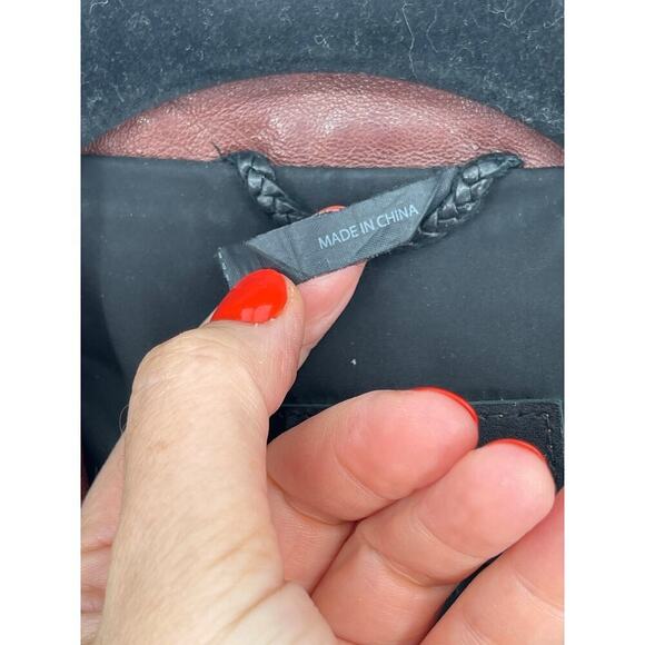 Rare Mackage Brown Baya Lamb Leather Biker Moto Motorcycle Jacket size XS - Picture 12 of 15